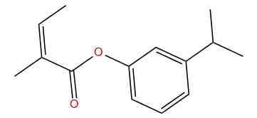 meta-Cumenyl (Z)-2-methyl-2-butenoate